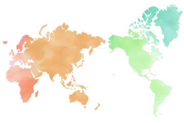 watercolor world map png