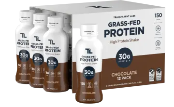 three bottles of protein protein with chocolate flavor