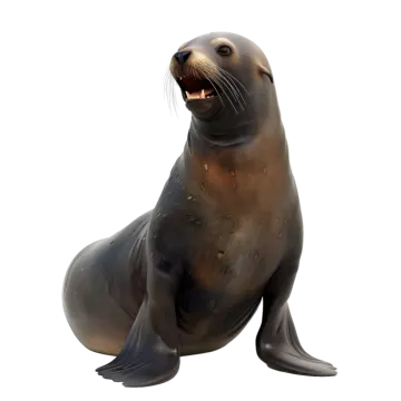 an image of a sea lion on a white background