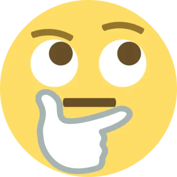 a smiley face with an open mouth