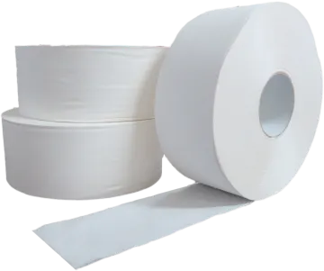 a roll of toilet paper on a white background