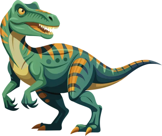 an illustration of a t - rex