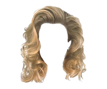 a woman's hair is shown on a white background