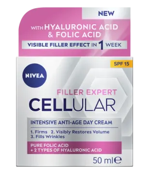 Nive hyaloicd and folicin cellular day cream 50ml