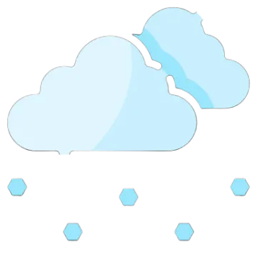 a cloud with rain on it