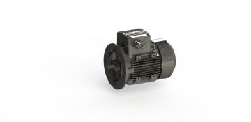 a black and white photo of an electric motor