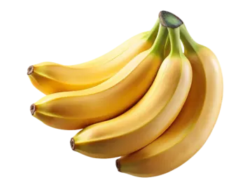 a bunch of bananas on a white background