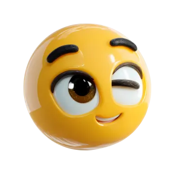 a close up of a smiley face ball
