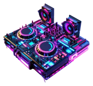 an image of a dj's turn controller