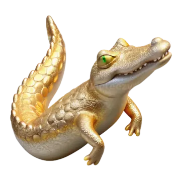 an illustration of a crocodile with its mouth open