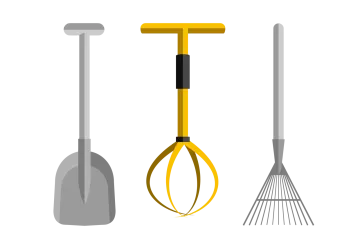 a set of tools for gardening and gardening