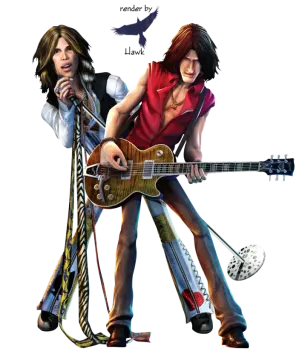 a couple of people with guitars and guitars