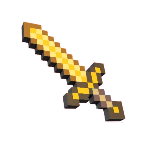 an image of a yellow and black sword