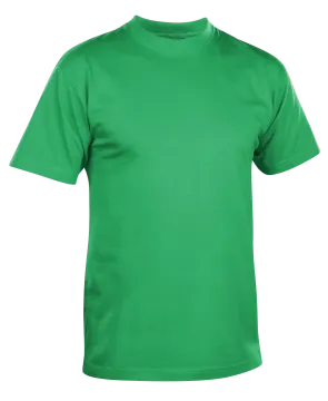 a green t - shirt
