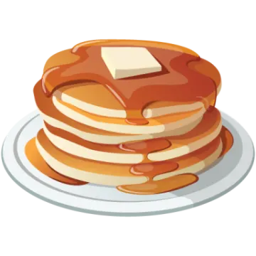 a stack of pancakes on a plate