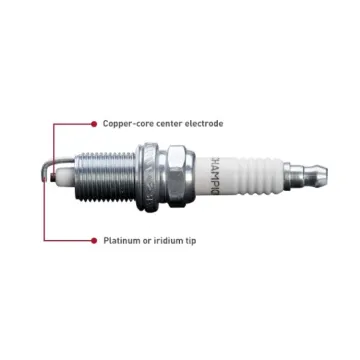 a diagram showing the parts of a spark spark