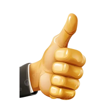 a hand with a thumb on it