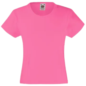 a bright pink ladies's t - shirt
