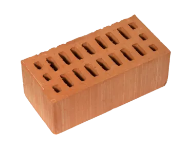 a brick with four holes in it