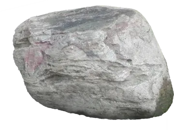 a large rock on a white background