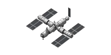 an artist's rendering of the space station