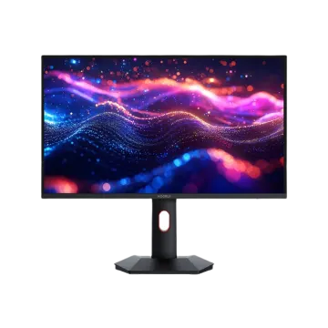 a computer monitor on a white background