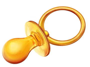 an orange dummy with a ring on it