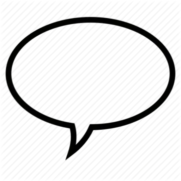 a speech bubble icon