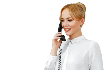a woman talking on the phone