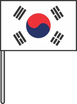 the flag of south korea