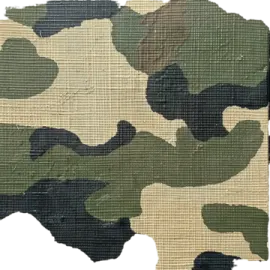 a piece of fabric with a camouflage pattern