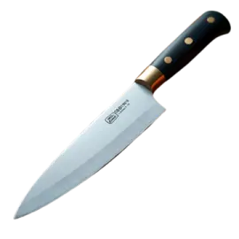 a knife on a white background