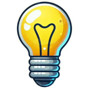 an illustration of a light bulb