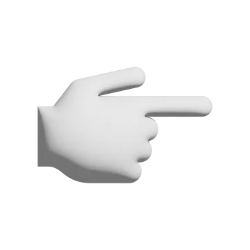 a person's hand pointing at something