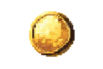 a golden sphere on a white background