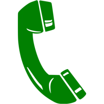 an image of a green phone