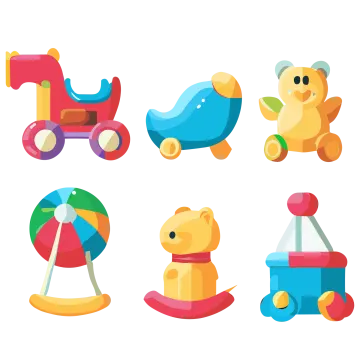 a set of toys for children