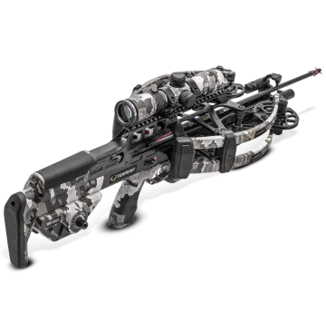 a rifle with a scope attached to it