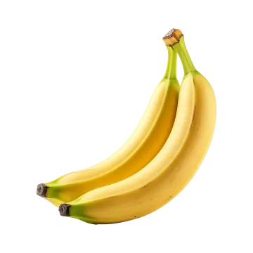 a bunch of bananas on a white background