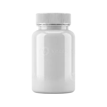 a white plastic bottle with an open lid