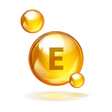 a golden bubble with the letter e on it