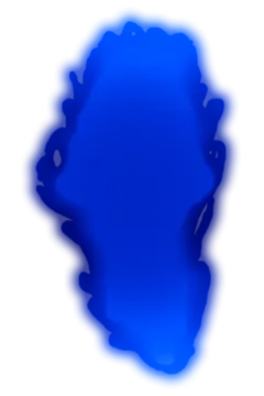 an image of a blue paint stain