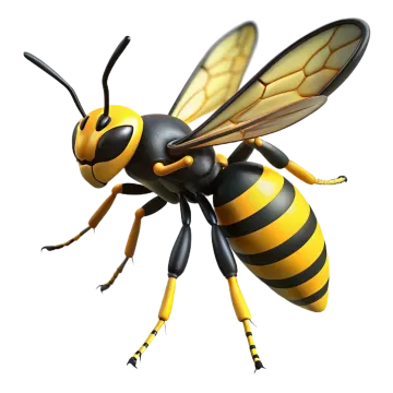 a 3d rendering of a bee