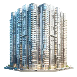 a tall building with many windows