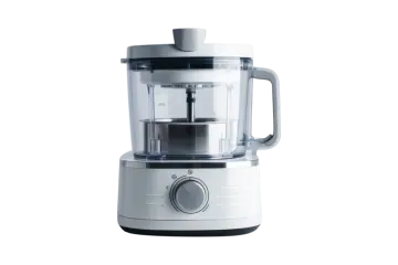 a white blender sitting on top of a table