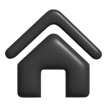 a black house icon on white background