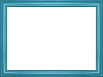 a blue frame on a white background vector