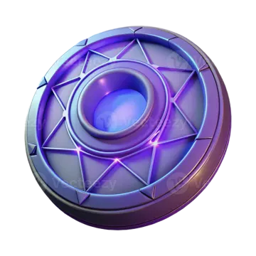 an image of a purple and blue circular object