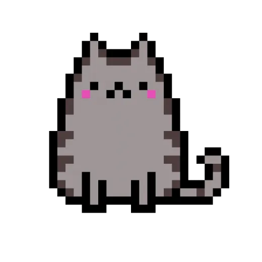 a gray cat with pink eyes sitting down