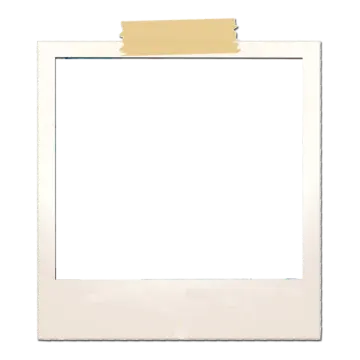 a white frame with a piece of paper attached to it